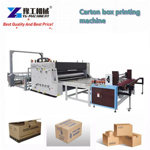 Corrugated cardboard printing machine