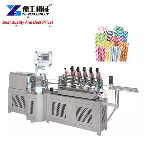 Paper straw making machine