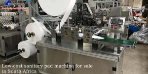 low cost sanitary napkin making machine for sale in south africa