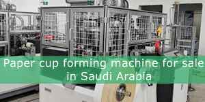 Paper cup forming machine for sale in Saudi Arabia