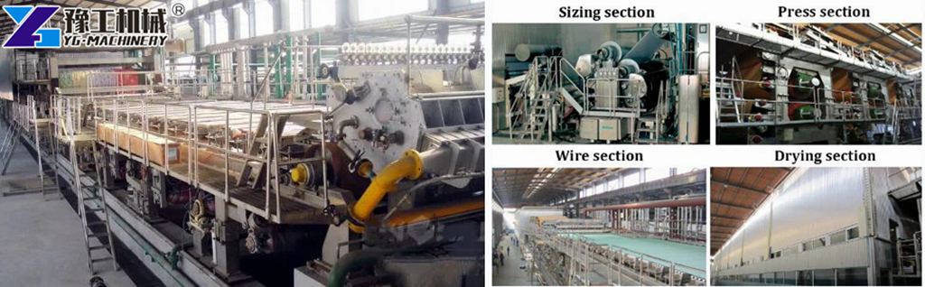 Corrugated paperboard production line | Fourdrinier Fluting Paper Machine