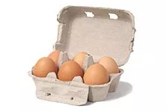 6 holes egg carton
