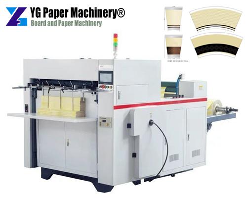 YG Best Selling Automatic Paper Cup Making Machine Hollow Ripple Coffee  Double Wall 3D Paper Cup Maker Equipment Customized Line