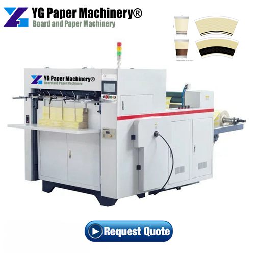 paper cup fan making machine | die cutting machine for sale price