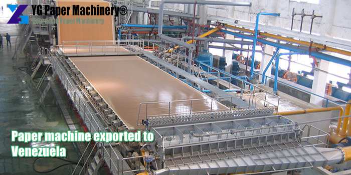 Paper machine exported to Venezuela
