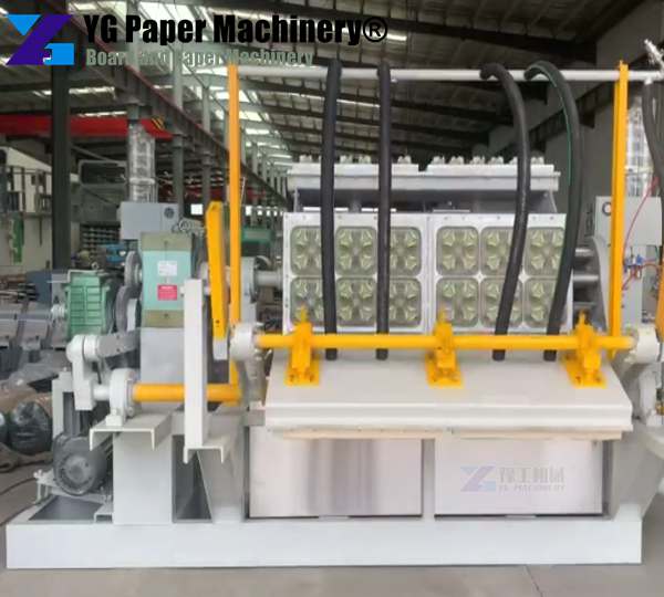 pulp tray forming machine for cup holders