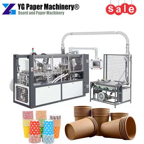 Paper cup machine for producing paper cup