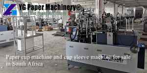 Paper cup machine and cup sleeve machine for sale in South Africa