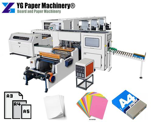A4 paper sheet cutting packing machine