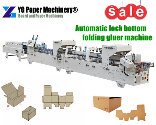 automatic lock bottom folding gluer machine