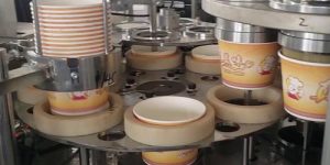 35 oz disposable paper bowl making machine