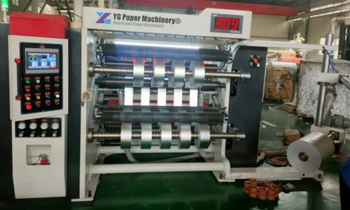 adhesive label paper slitting rewinder machine