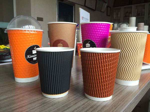 ripple wall paper cups