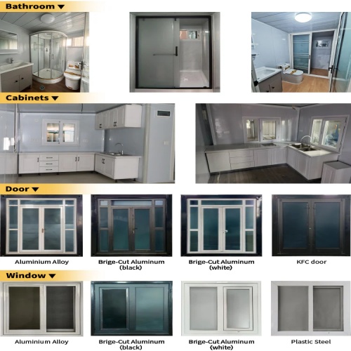 foldable modular homes Interior details