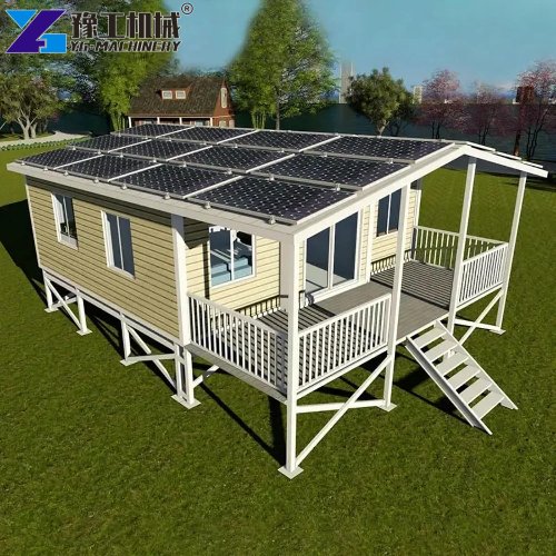 40ft expandable container house with solar energy