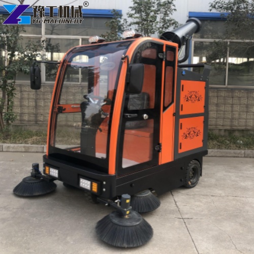 Three-wheeled sweeper