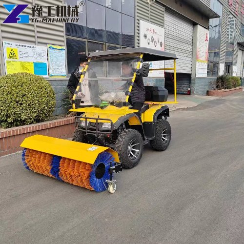 open cab snow blower