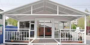 40-foot folding prefabricated house for sale
