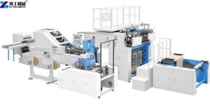 Fully automatic square bottom paper bag machine