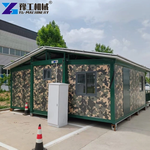 expandable container house with solar energy