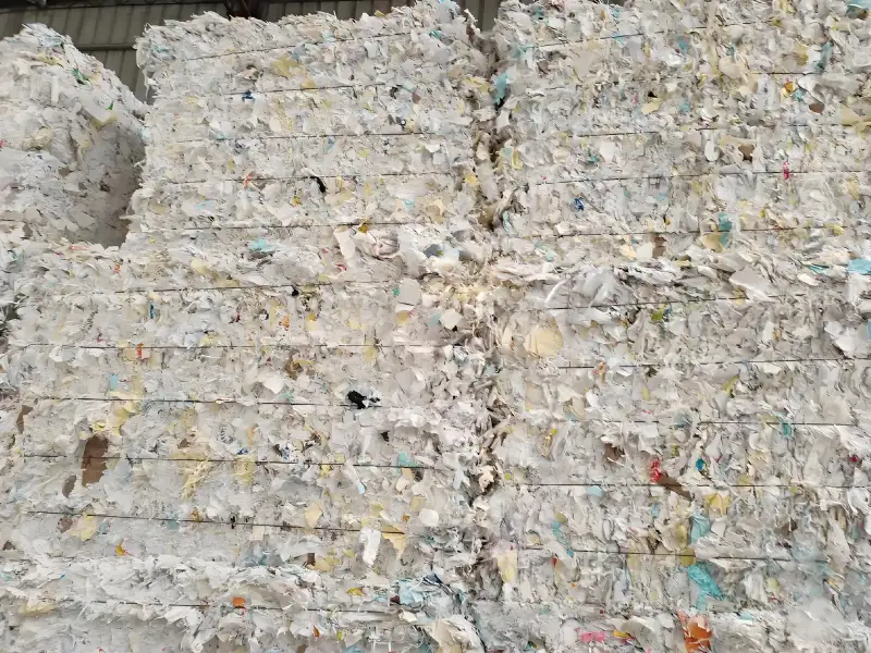 waste paper pulp and impurity cleaning